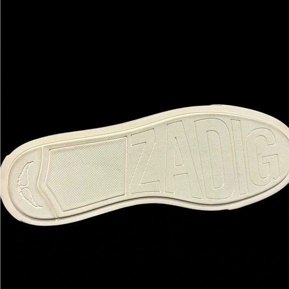 New without box! Zadig & Voltaire High top white platform shoes - Picture 4 of 7